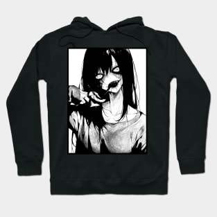 Horror Girl Portrait Hoodie